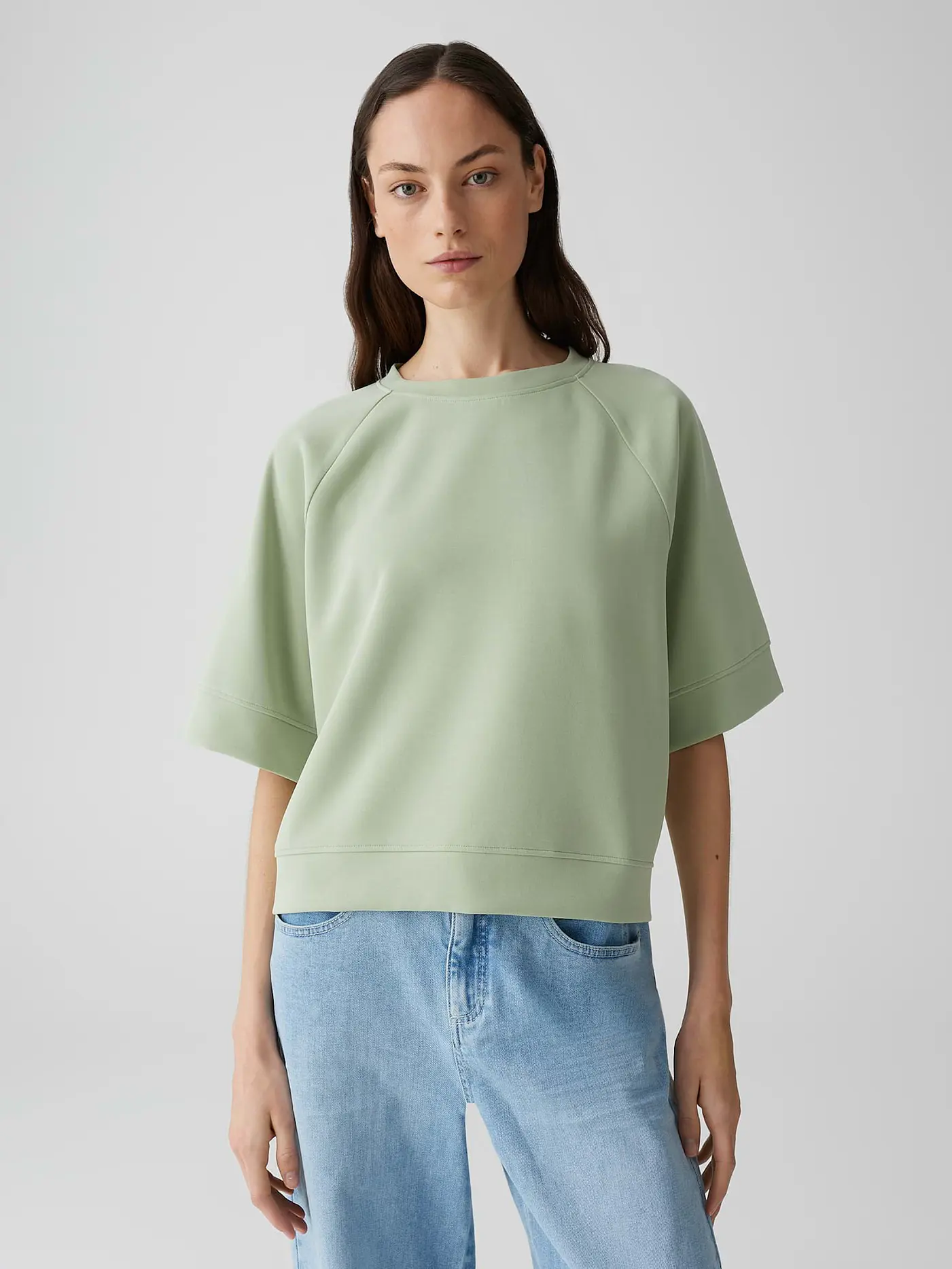 OPUS | Sweater GINUS | grün